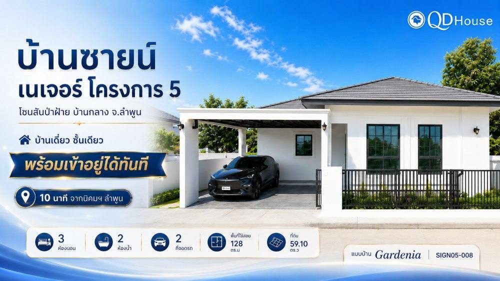ภาพแปลง บ้านซายน์ เนเจอร์ โครงการ 5 แปลงที่ 008