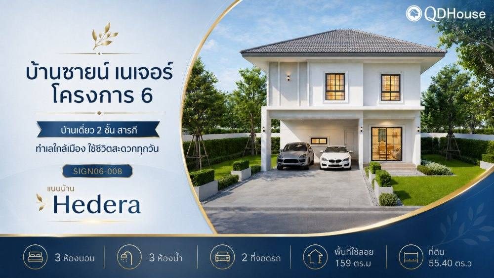 SIGN06-008 คุ้มค่า หรูหรา Mini Luxury "บ้านดี ราคาดี"