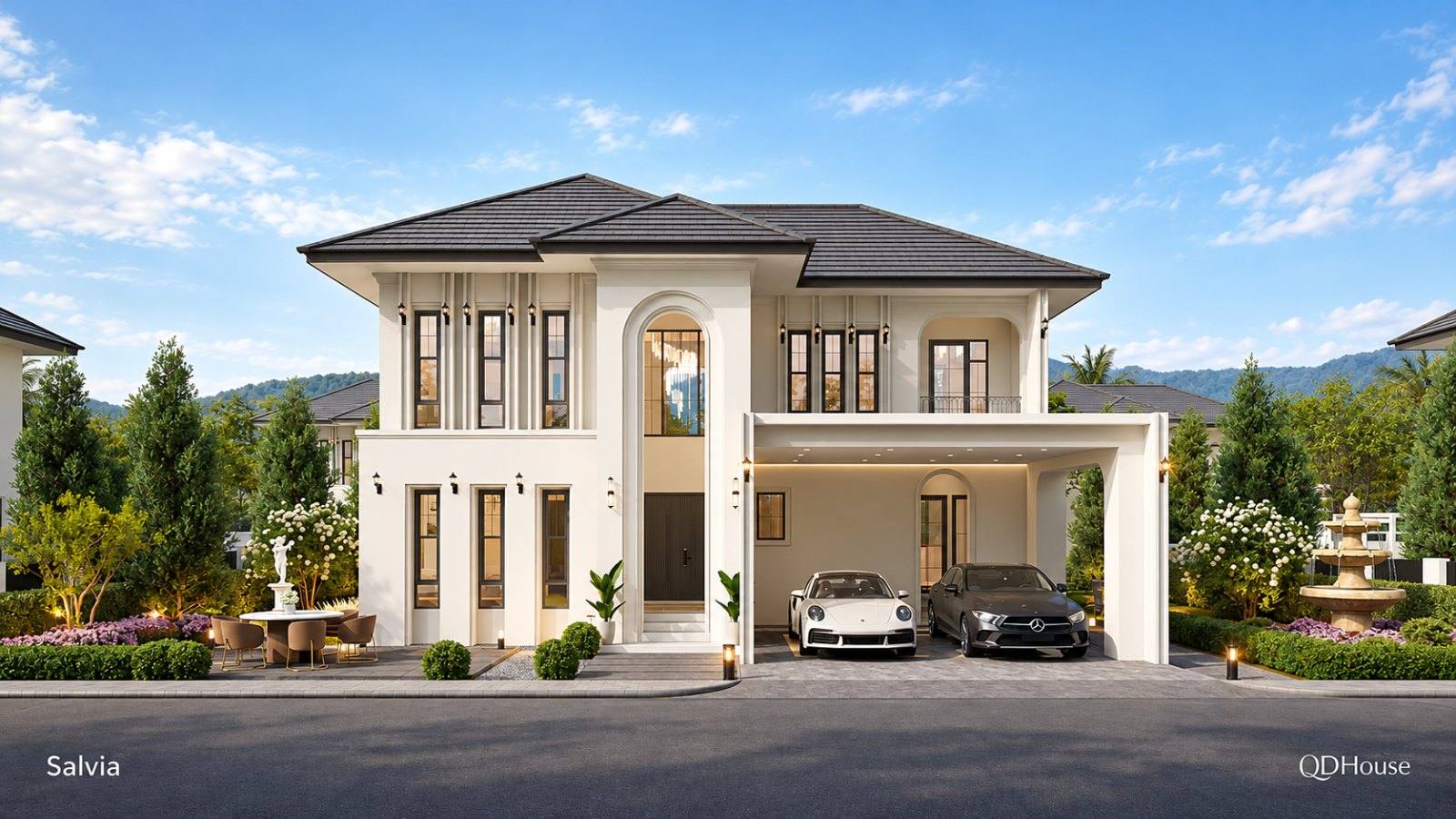 แบบบ้าน ซัลเวีย 2 ชั้น 3 ห้องนอน